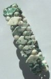Tree Agate Diamond Bracelet